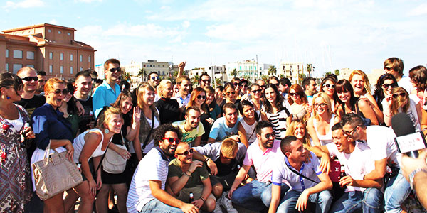 Erasmus Students at Chiringuito House in Bari